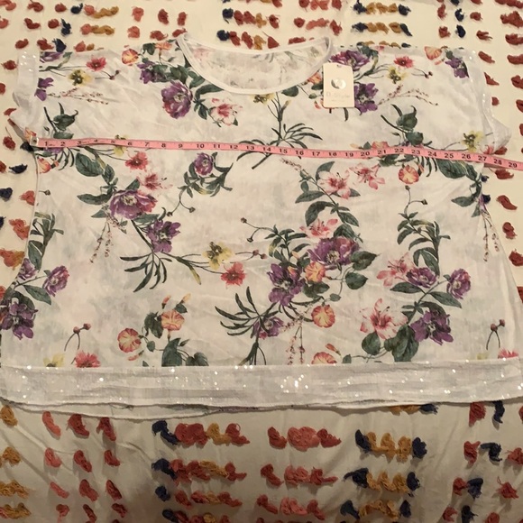 NWT Cotton/Linen Blouse - Picture 8 of 11